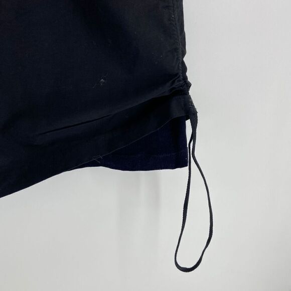 Renli Sue Womens Black Bermuda Oversized New Lagenlook Ruched Bottom Short Small - Picture 4 of 11